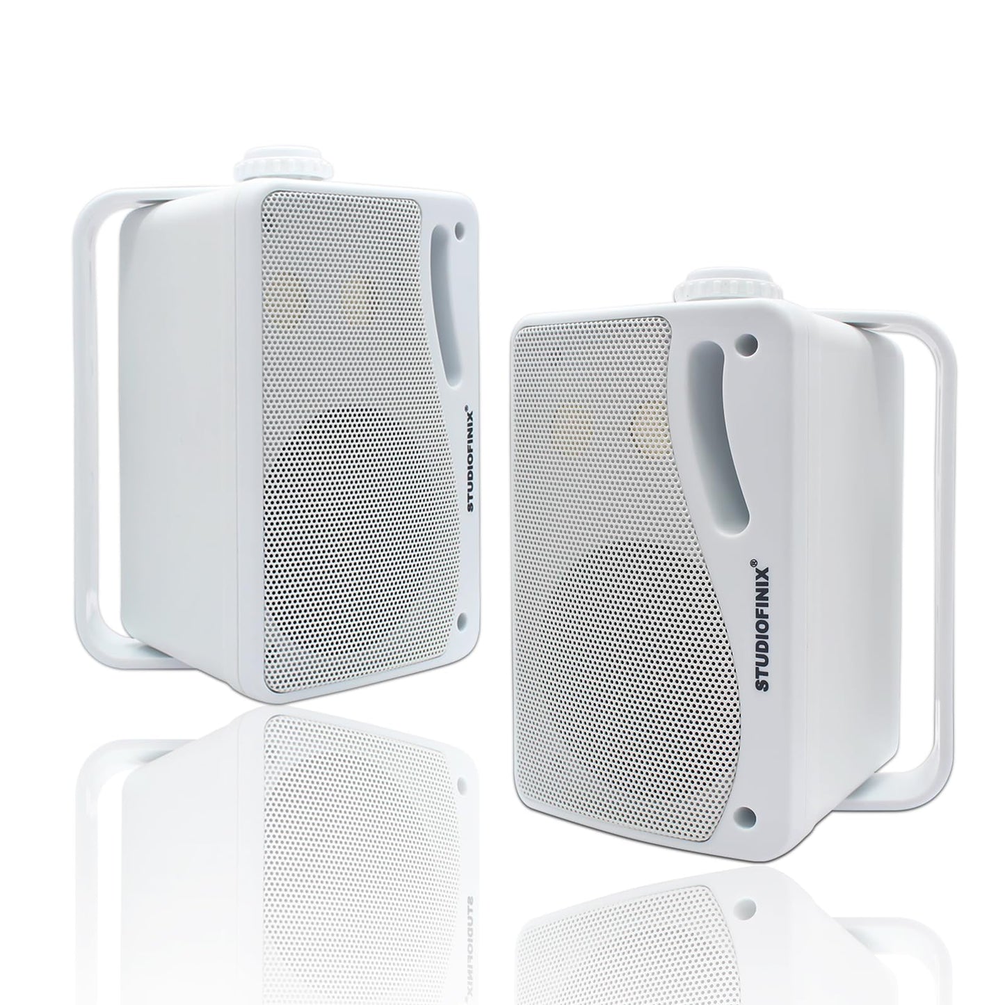 STUDIOFINIX ST-HOS-301BT 3.5" Outdoor Bluetooth Speakers | 200W Weatherproof Wall Mount (Pair)