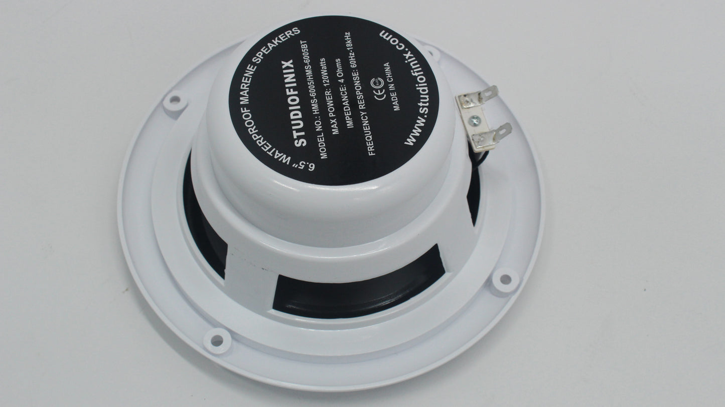 STUDIOFINIX HMS-6005 6.5" Marine Speakers | 240W Waterproof 2-Way (Pair)