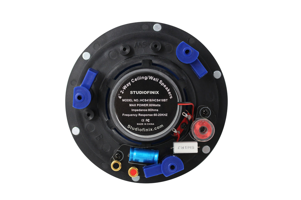 Studiofinix  Marine Speakers Waterproof 4" 2 Way 160watts HMS-418