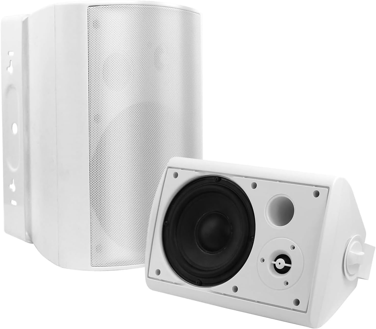 STUDIOFINIX HOS-601BT 6.5" Outdoor Bluetooth Speakers | 400W IP44 Waterproof Wall Mount (Pair)