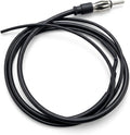 STUDIOFINIX 1.3M Marine FM Radio Antenna | Waterproof Dipole Hideaway | No-Drill Install for Boat, Car & ATV (Black)