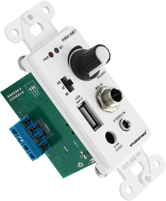 100W Wall-Mounted Bluetooth Amplifier | STUDIOFINIX
