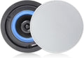 STUDIOFINIX HCS418 4" 160W 2-Way Flush Mount Ceiling & Wall Speakers | Kitchen, Living Room, Office (Pair)