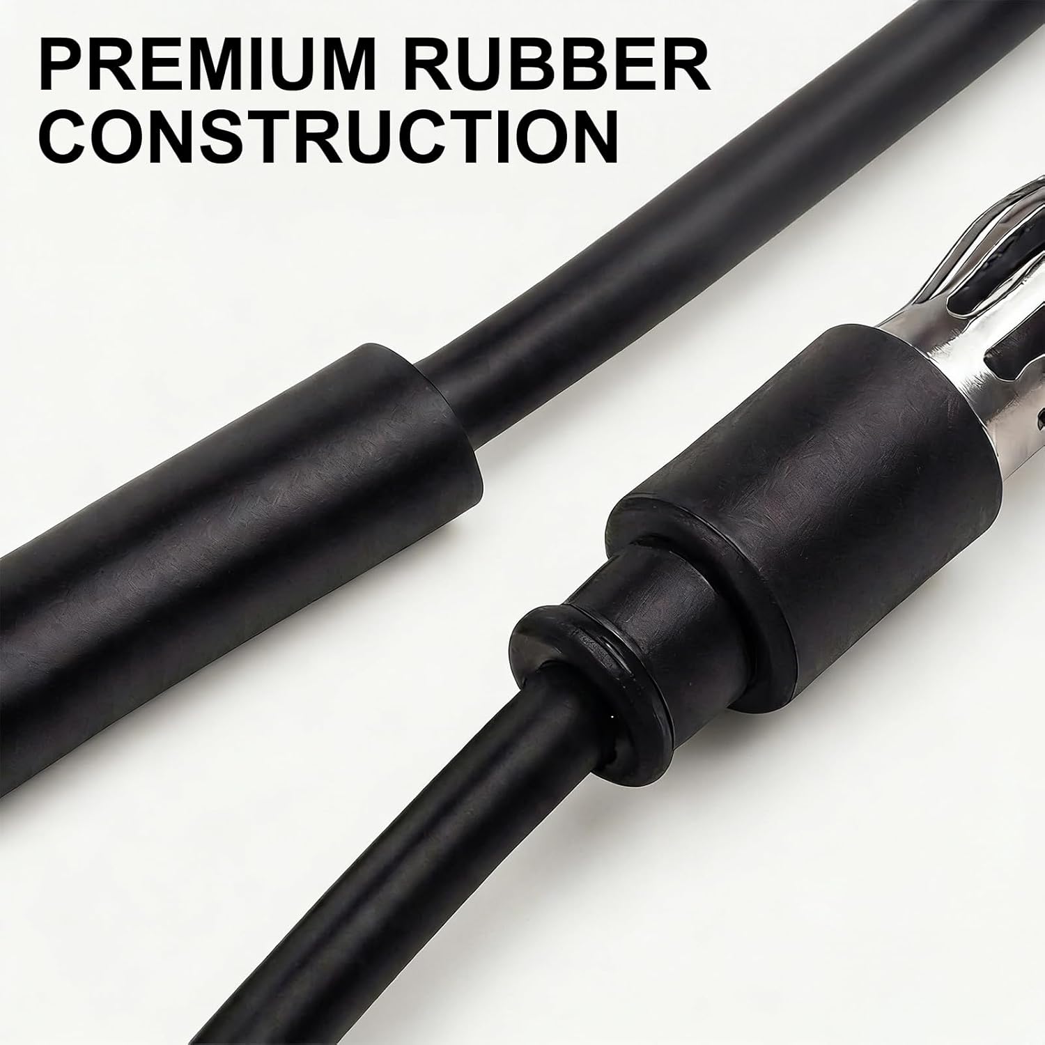 STUDIOFINIX 1.3M Marine FM Radio Antenna | Waterproof Dipole Hideaway | No-Drill Install for Boat, Car & ATV (Black)