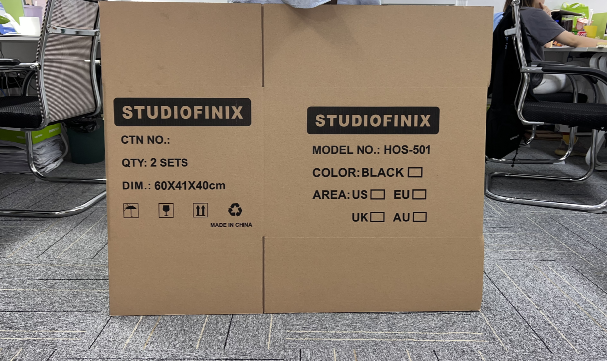 Studiofinix Shipping Boxes 60*41*40  CM Small Corrugated Cardboard Boxes,1 Pack