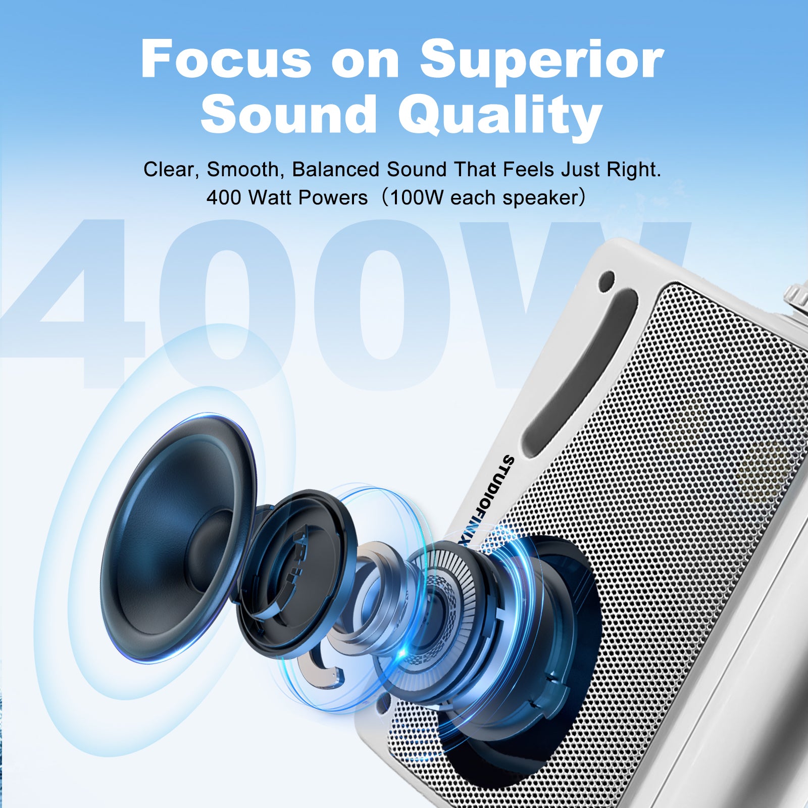 3.5"  Outdoor Speakers 200 Watts ST-HOS-301