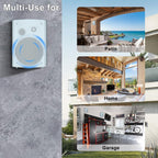 STUDIOFINIX 6.5 Inch 400W Outdoor Speakers Wired Waterproof Passive, Wall Mount Speakers for Patio Home Garage Pool (White)