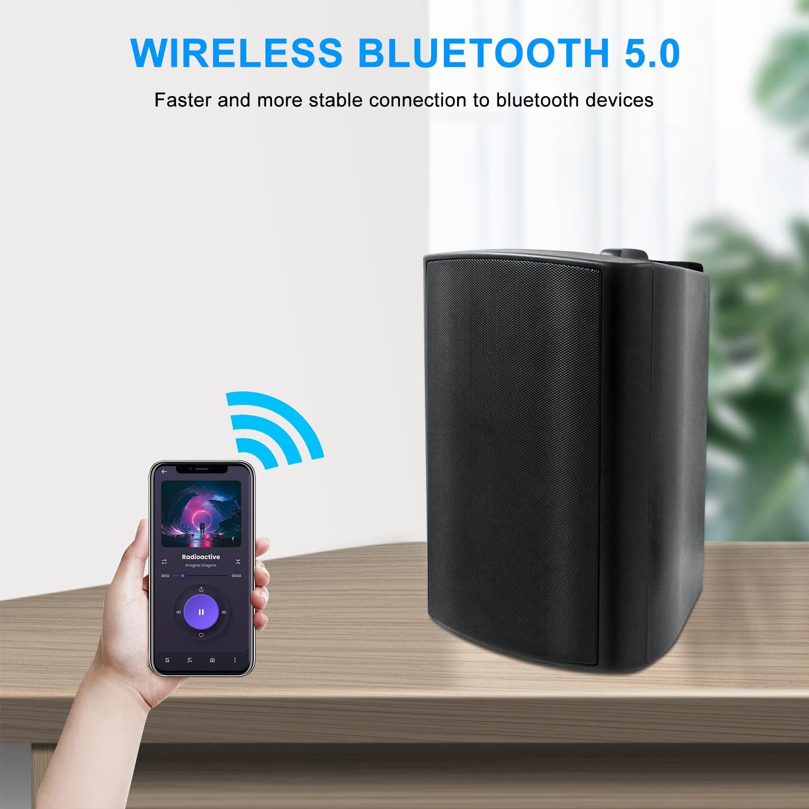 6.5" Bluetooth Outdoor Speakers 400 Watts ST-HOS-601BT