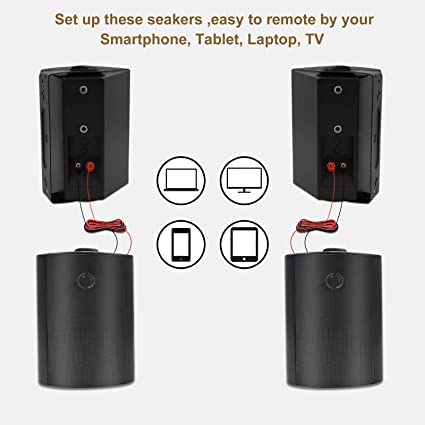 5.25" Bluetooth Outdoor Speakers 600 Watts ST-HOS-501BTBX2
