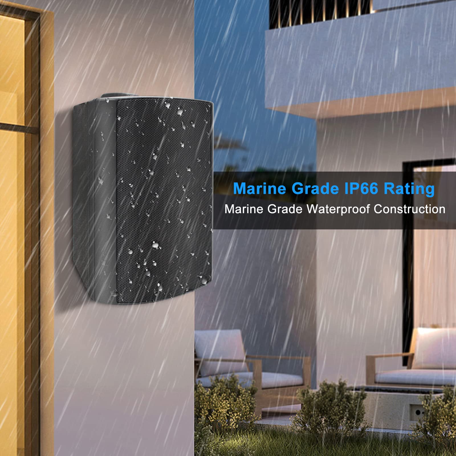 6.5" Outdoor Speakers 800 Watts ST-HOS-601X2 (4 Speakers)