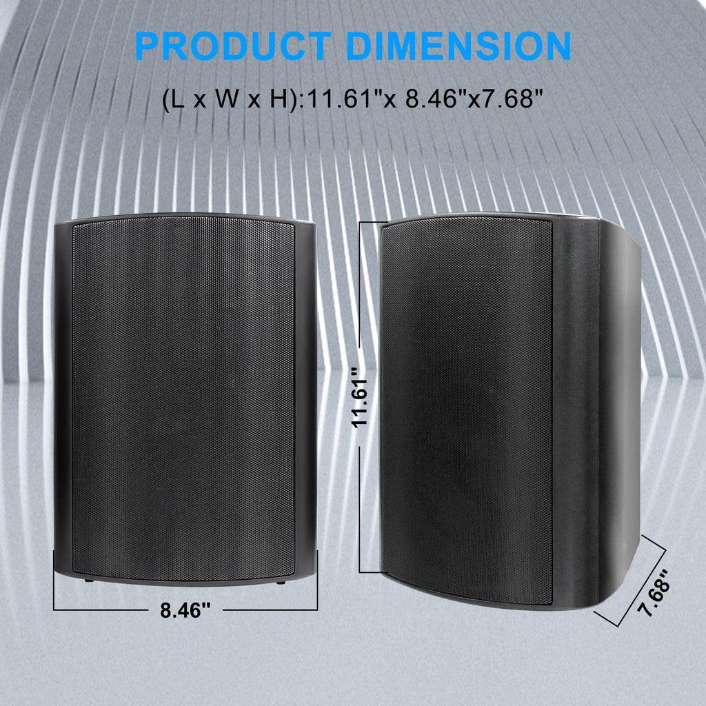 6.5" Outdoor Speakers 800 Watts ST-HOS-601X2 (4 Speakers)
