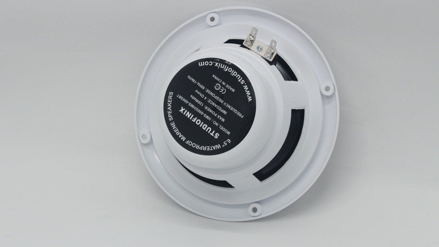 STUDIOFINIX HMS-6005 6.5" Marine Speakers | 240W Waterproof 2-Way (Pair)