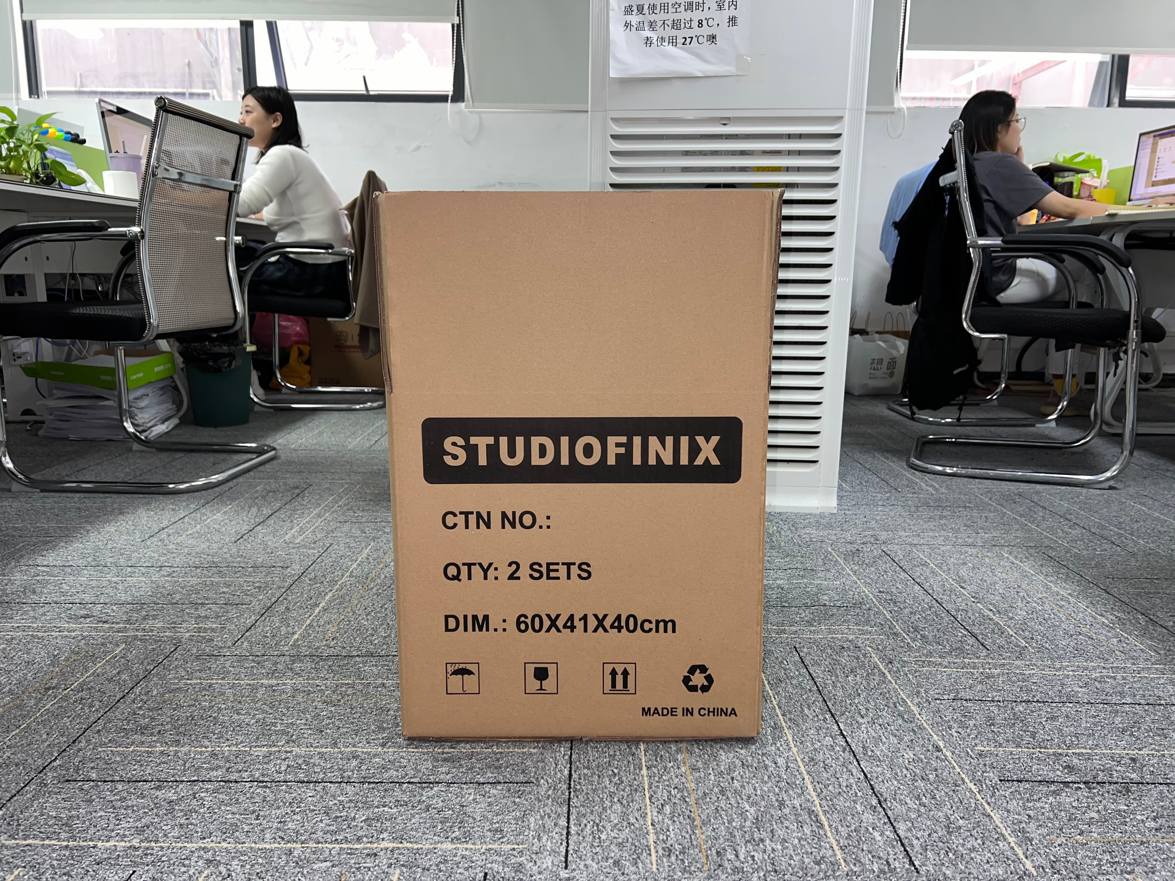 Studiofinix Shipping Boxes 60*41*40  CM Small Corrugated Cardboard Boxes,1 Pack