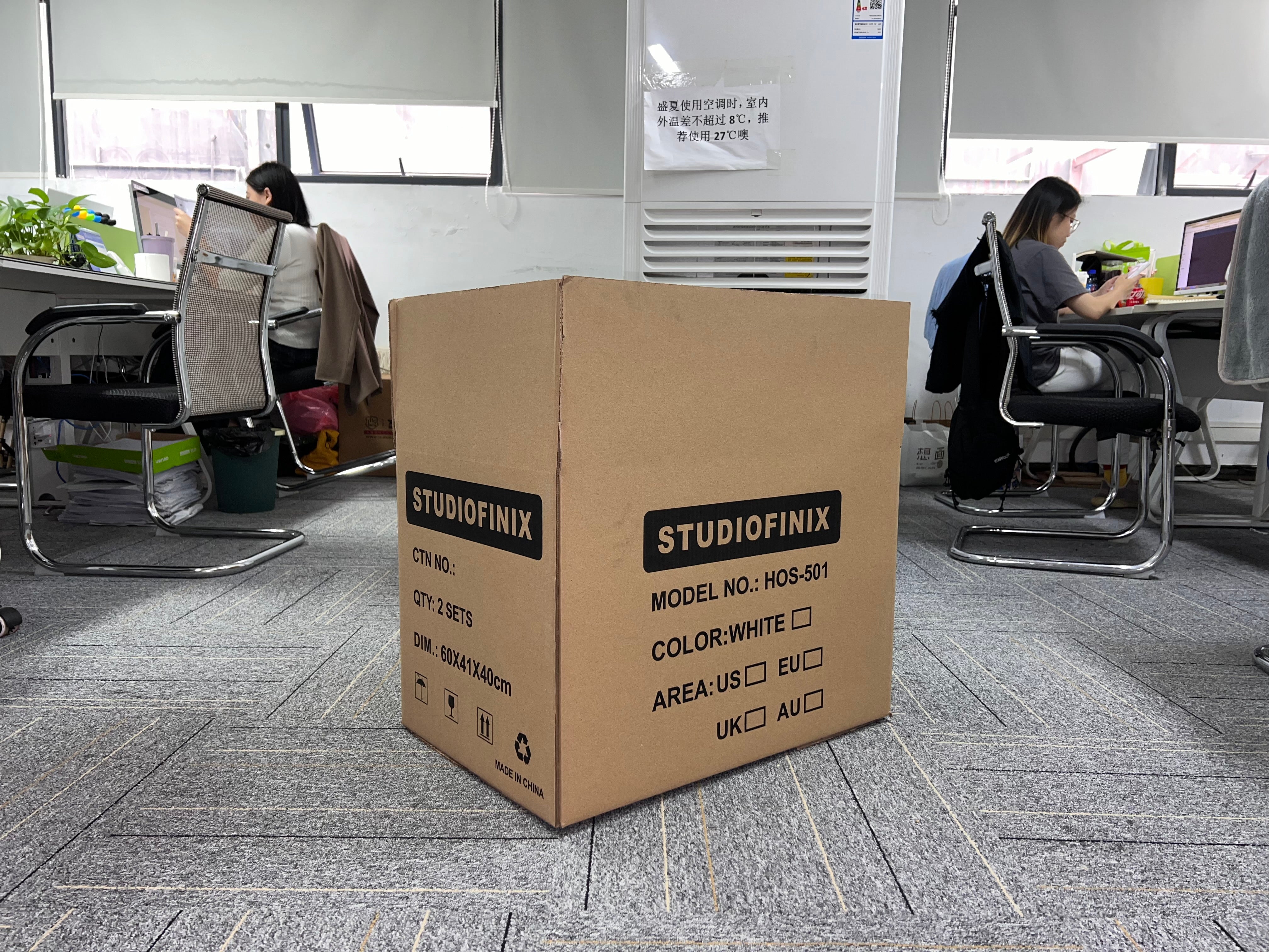 Studiofinix Shipping Boxes 60*41*40  CM Small Corrugated Cardboard Boxes,1 Pack