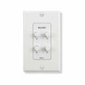 STUDIOFINIX 8-Channel In-Wall Speaker Selector Switch | 120W Multi-Room Audio Controller