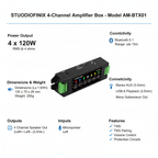 STUODIOFINIX Amplifier Technical Specifications Chart
