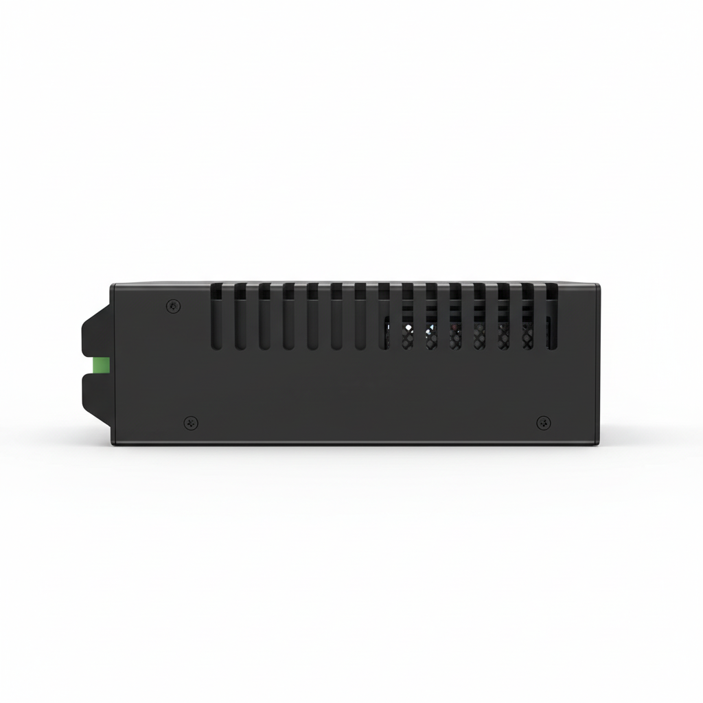 120W Class D Amplifier - Side Profile View